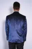 Sparkling Dotted Peak Lapel Men's Navy Blue Tuxedo Jacket - Wessi sold by Wessi