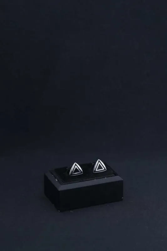 Triangle Design Men Cufflinks - Wessi sold by Wessi