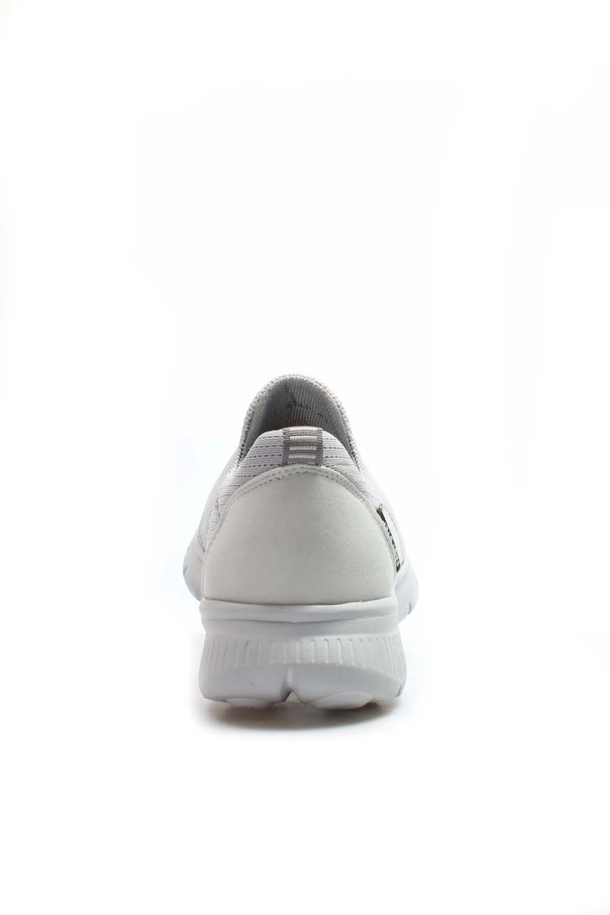 Men's Light Gray Slip-On Sneakers with Breathable Mesh Upper - Wessi sold by Wessi product image thumbnail 4