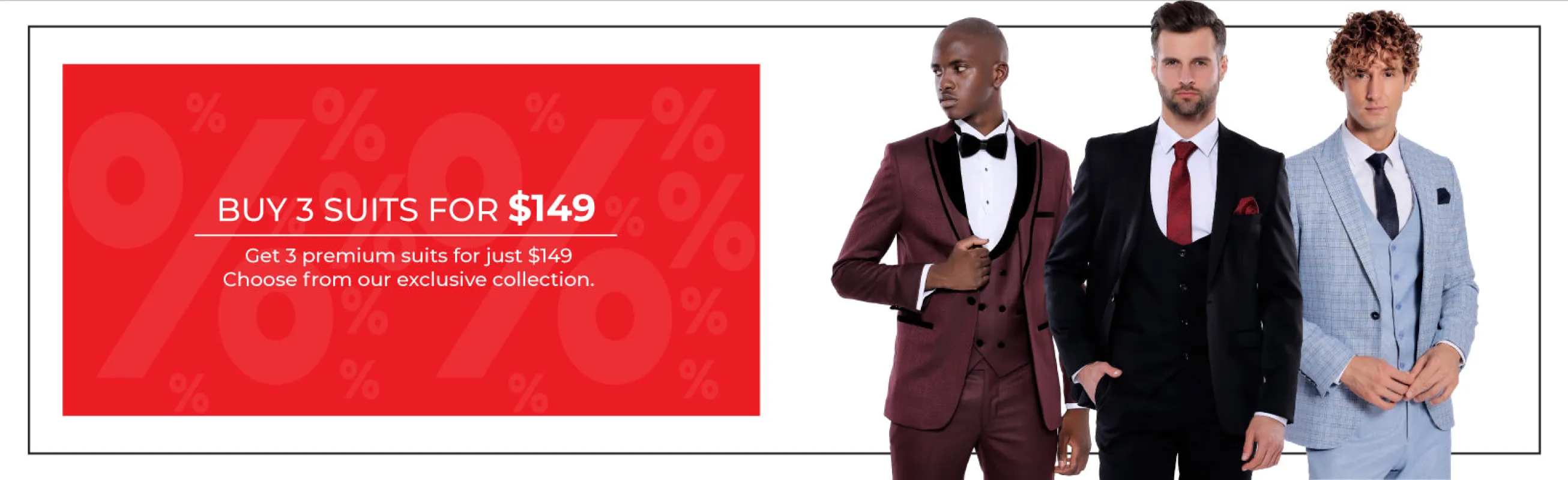 Buy 3 Suits For $149! sold by Wessi