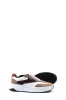 Men's Beige Black and Red Leather Sneakers with White Sole - Wessi sold by Wessi