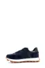 Men's Navy Blue Suede and Leather Casual Sneakers with White Sole - Wessi sold by Wessi