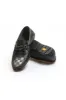 Black Checkered Leather Loafers Wessi sold by Wessi