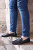 Black Checkered Leather Loafers Wessi sold by Wessi