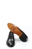 Men's Black Oxford Dress Shoes with Brogue Detailing - Wessi sold by Wessi