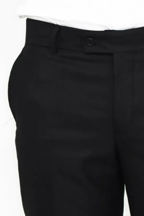 Plain Black Men Pants - Wessi sold by Wessi product image thumbnail 2