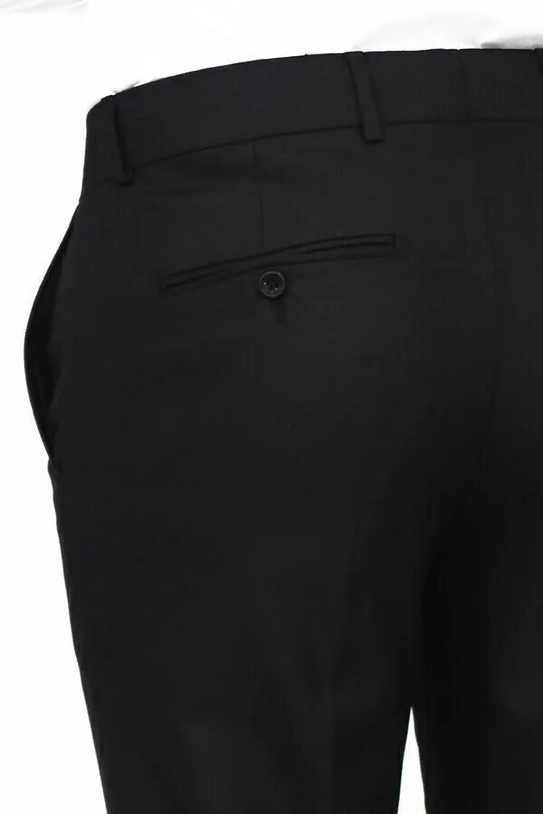 Plain Black Men Pants - Wessi sold by Wessi product image thumbnail 4