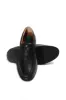 Men's Black Leather Slip-On Loafers with Stitched Detailing and Cushioned Sole - Wessi sold by Wessi