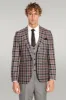 Checked Slim Fit Grey Men Suit - Wessi sold by Wessi