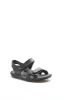 Black Leather Velcro Sandals Wessi sold by Wessi