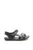 Black Leather Velcro Sandals Wessi sold by Wessi