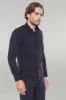 Plain Slim Fit Black Men Lumberjack Shirt - Wessi sold by Wessi