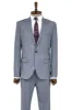 Plain 2 Piece Slim Fit Blue Men Suit - Wessi sold by Wessi