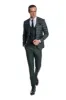 Checked Patterned Slim Fit Green Men Suit - Wessi sold by Wessi