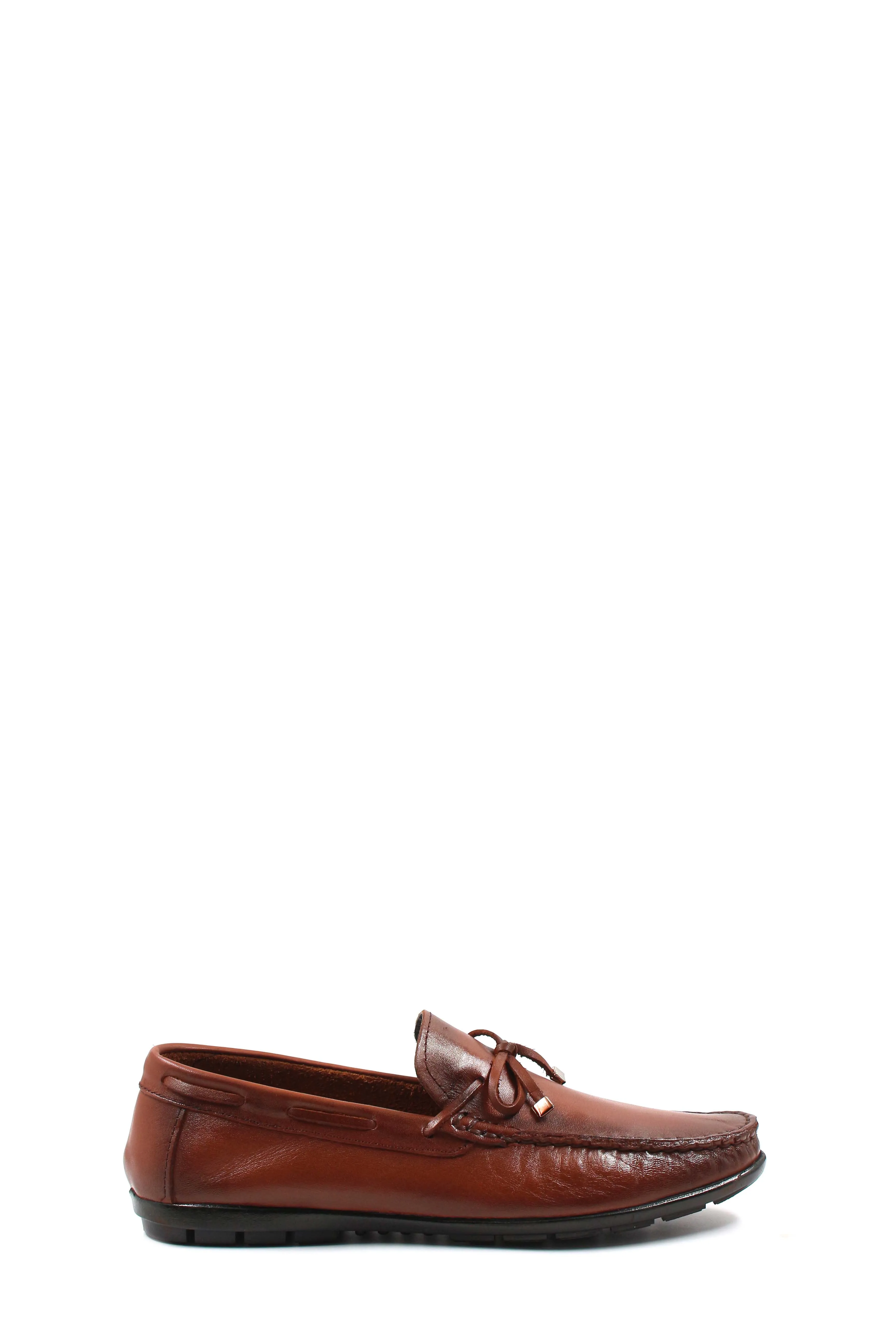 Brown Leather Driving Loafers-Wessi sold by Wessi