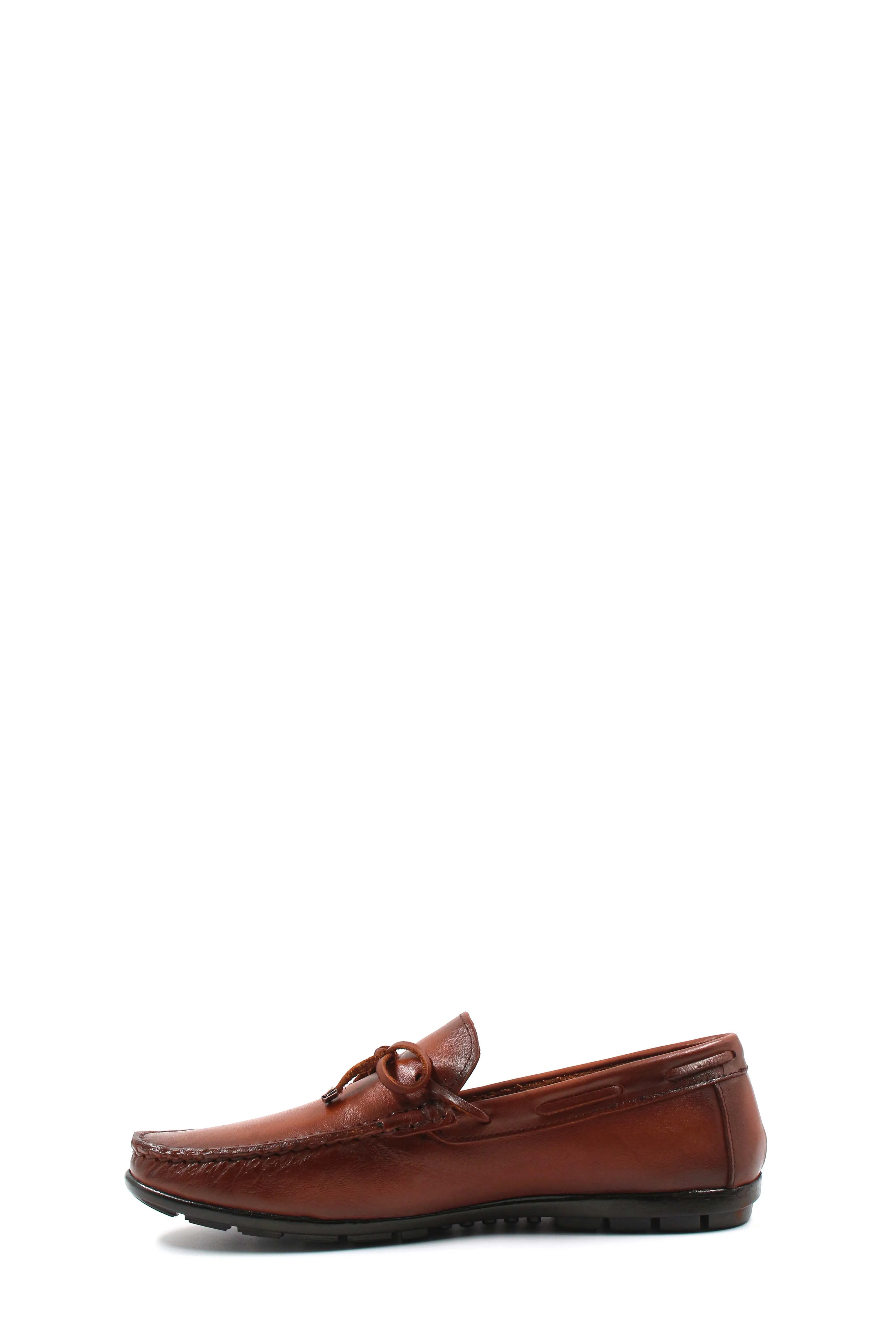 Brown Leather Driving Loafers-Wessi sold by Wessi product image thumbnail 2