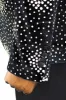 Slim Fit Dot Patterned Black Men Prom Blazer and Trousers Combination Suit- Wessi sold by Wessi