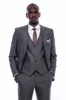 Striped Slim Fit Antracite Men Suit - Wessi sold by Wessi