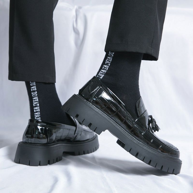 Men's New Big Toe Platform Leather Shoes sold by Wessi product image thumbnail 4