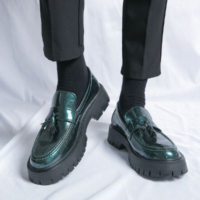 Men's New Big Toe Platform Leather Shoes sold by Wessi