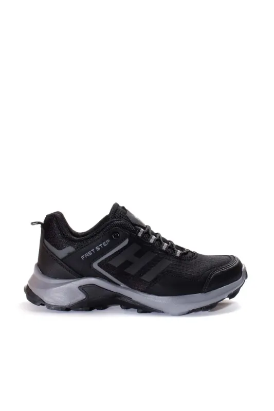 Men's Black and Grey Trail Running Shoes - Wessi made by Wessi