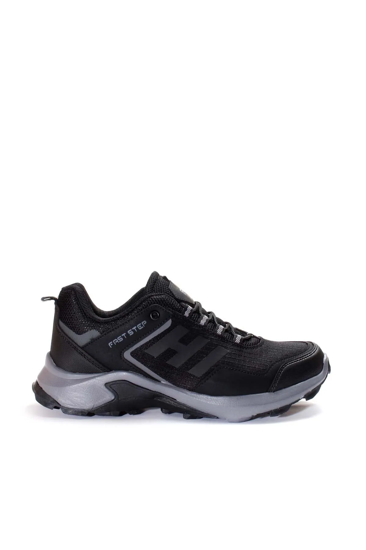 Men's Black and Grey Trail Running Shoes - Wessi sold by Wessi