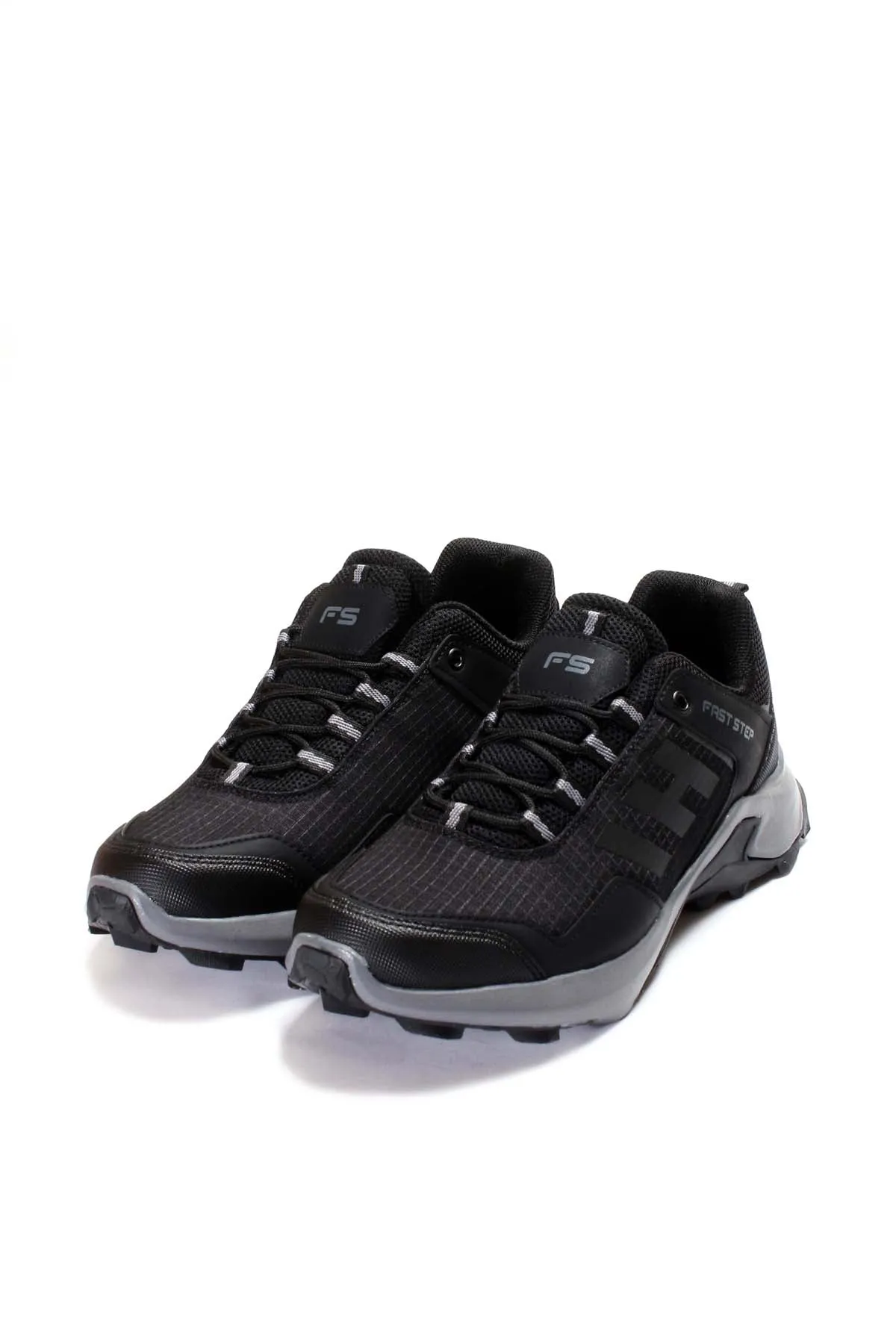 Men's Black and Grey Trail Running Shoes - Wessi sold by Wessi product image thumbnail 5