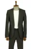 Single Buttons 2 Piece Black Men Suit - Wessi sold by Wessi