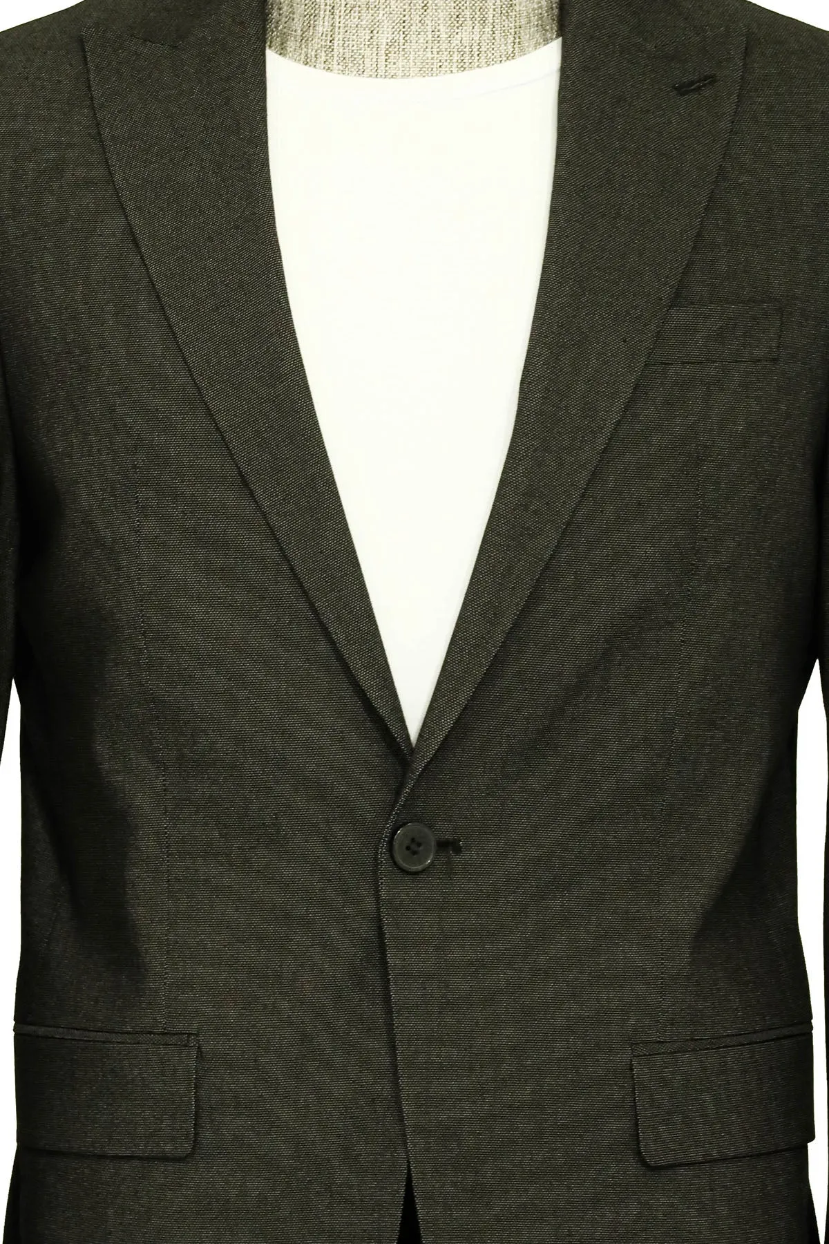 Single Buttons 2 Piece Black Men Suit - Wessi sold by Wessi product image thumbnail 2