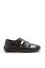 Men's Black Leather Fisherman Sandals - Wessi sold by Wessi