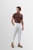 Men's Brown Slim Fit Crew Neck T-Shirt - Wessi sold by Wessi