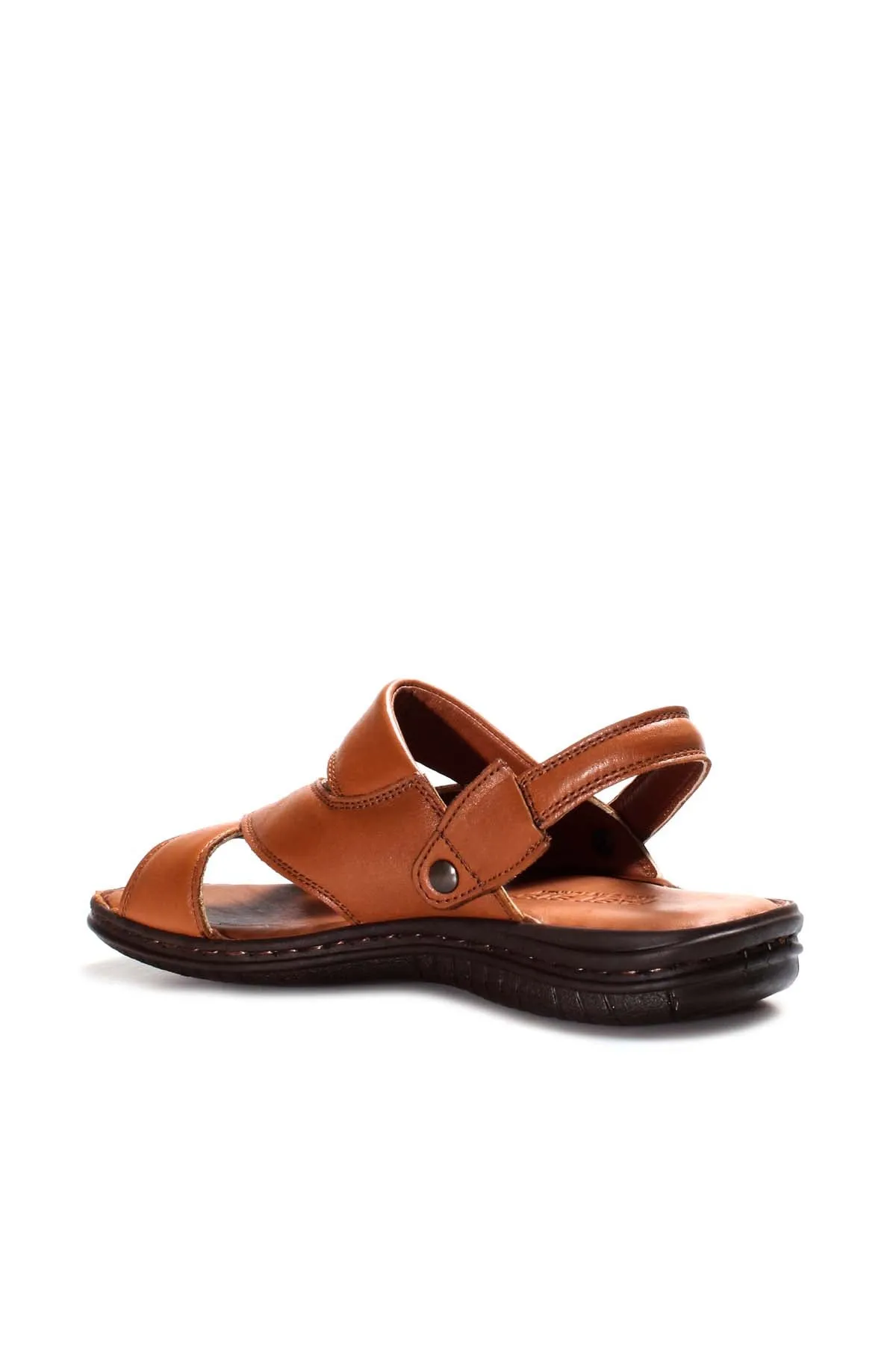 Men's Brown Leather Sandals - Wessi sold by Wessi product image thumbnail 2