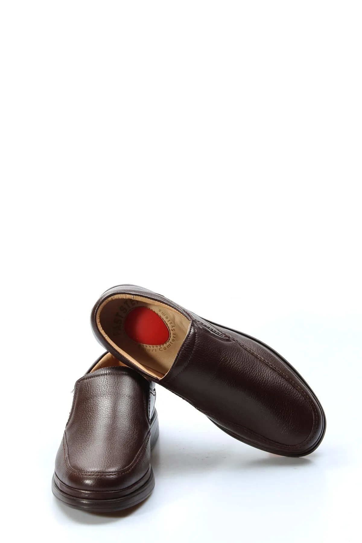 Elegant Men's Brown Leather Slip-On Loafers - Wessi sold by Wessi product image thumbnail 5