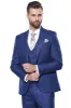 Blue Vested Suit With Plaid Blazer - Wessi sold by Wessi