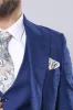 Blue Vested Suit With Plaid Blazer - Wessi sold by Wessi