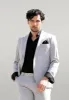 2 Piece Plain Slim Fit Grey Men Suit - Wessi sold by Wessi
