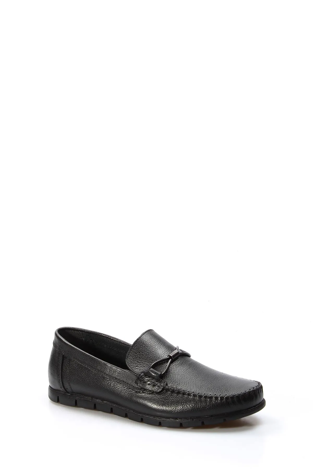 Men's Black Leather Driving Loafers-Wessi sold by Wessi product image thumbnail 4