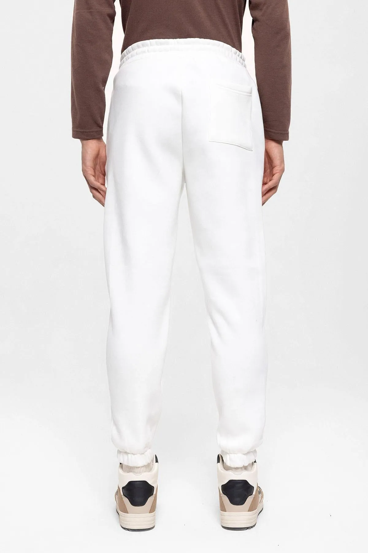 Men's Ecru Tracksuit with Elastic Legs - Wessi sold by Wessi product image thumbnail 4