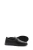 Men's Black Leather Buckle Loafers-Wessi sold by Wessi