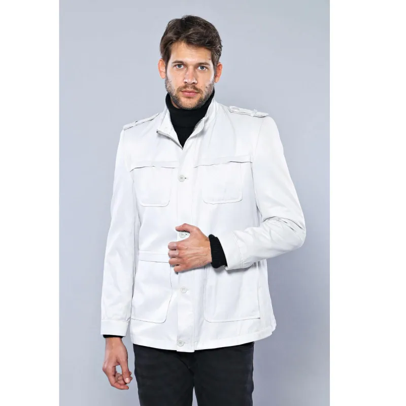 Double Breasted Cream Trench Coat - Wessi sold by Wessi