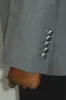 3 Pockets 2 Buttons Cross Piping Grey Jacket-Wessi sold by Wessi