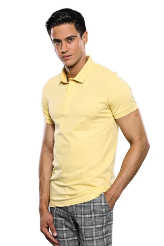 Polo Plain Yellow T-Shirt | Wessi sold by Wessi