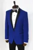 Shawl Lapel Navy Blue Men Prom Blazer abd Trousers Combination Suit- Wessi sold by Wessi