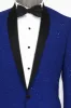 Shawl Lapel Navy Blue Men Prom Blazer abd Trousers Combination Suit- Wessi sold by Wessi