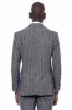 Striped Two Piece Grey Men Suit - Wessi sold by Wessi