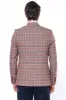 Checked Single Button Burgundy Men Blazer - Wessi sold by Wessi