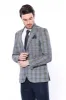 Checked Single Button Navy Blue Men Blazer - Wessi sold by Wessi