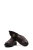 Men's Brown Leather Slip-On Loafers with Decorative Buckle - Wessi sold by Wessi
