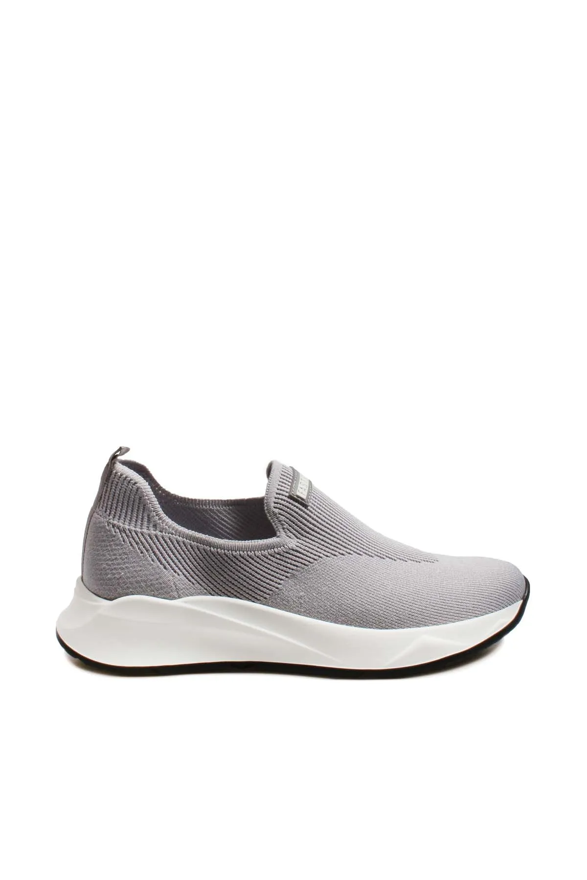 Men's Gray Knit Slip-On Sneakers-Wessi sold by Wessi