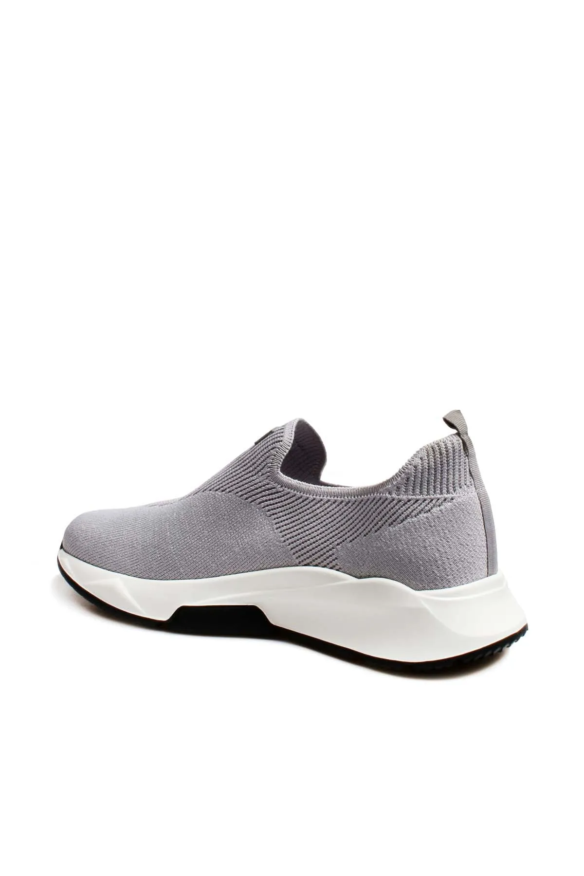 Men's Gray Knit Slip-On Sneakers-Wessi sold by Wessi product image thumbnail 2